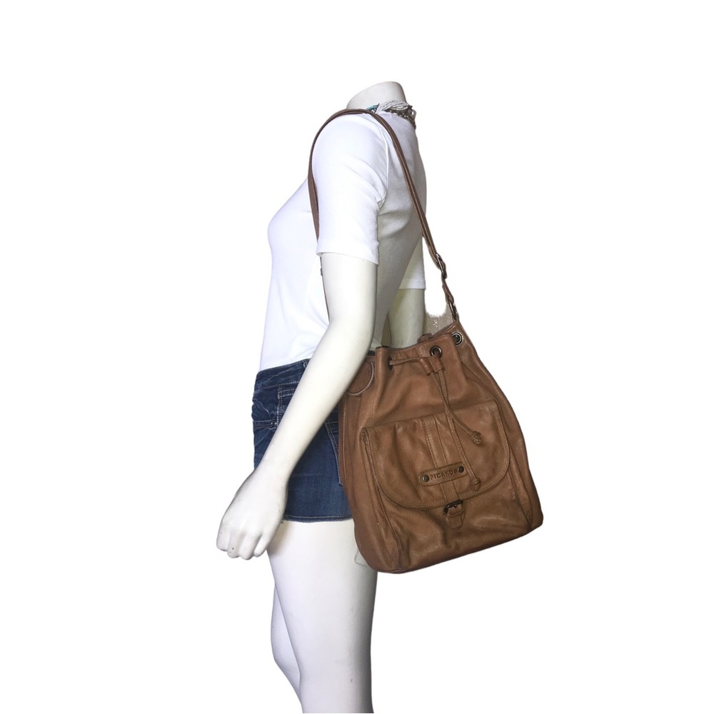 Vintage Picard Leather Shoulder Bag